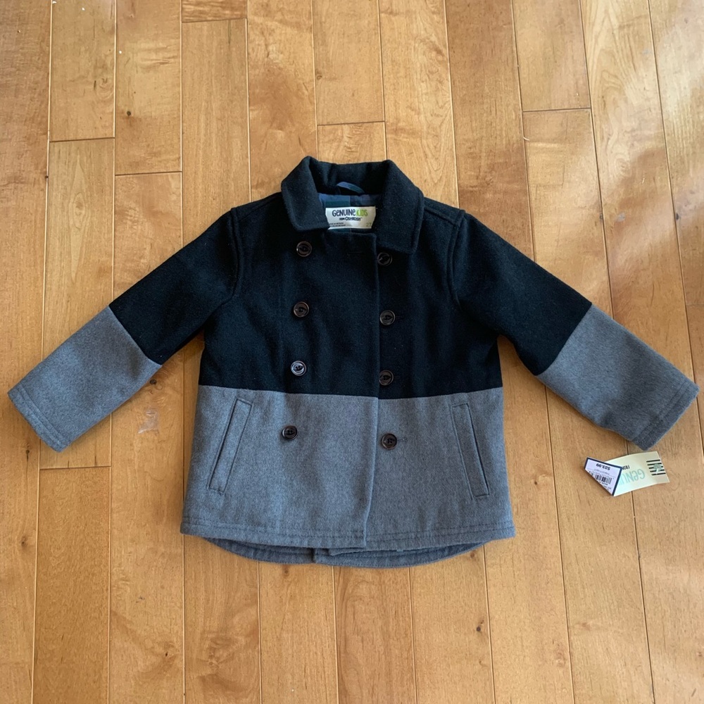 Adorable toddler pea coat.